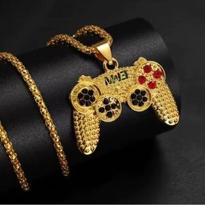 Gamepad Steel Necklace for Men.